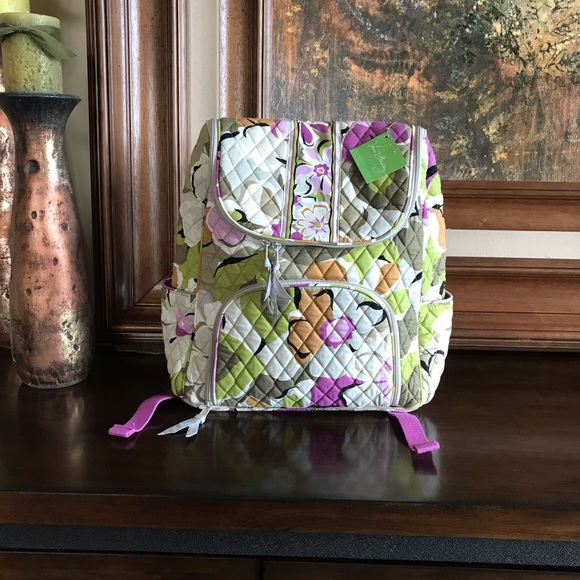 Vera Bradley Handbags - Vera Bradley Double Zip Backpack Portobello Road